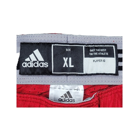 New Adidas Man Press Coverage Football Pants Size XL Red - Picture 7 of 12